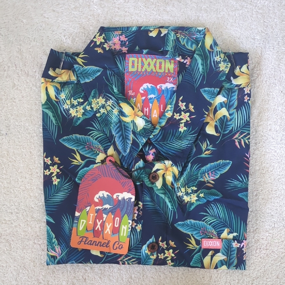 Dixxon Tropical "Mahalo" S Short Sleeve Shirt - Picture 2 of 13